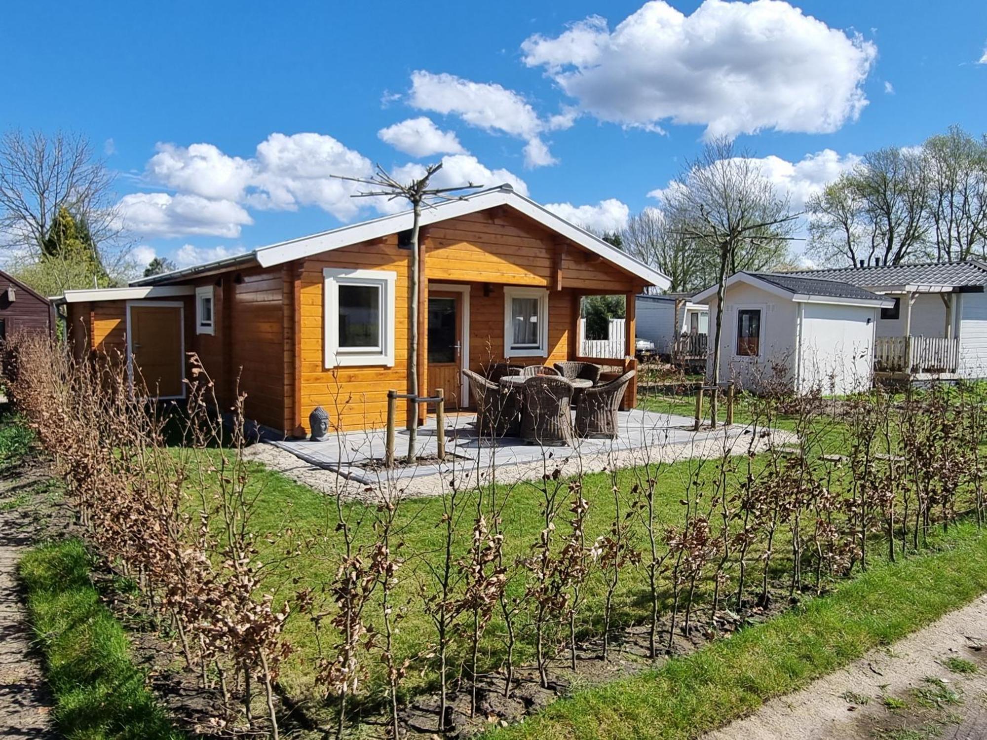 Nieuw - Luxe Blokhut Chalet In Bosrijke Omgeving Anloo Extérieur photo