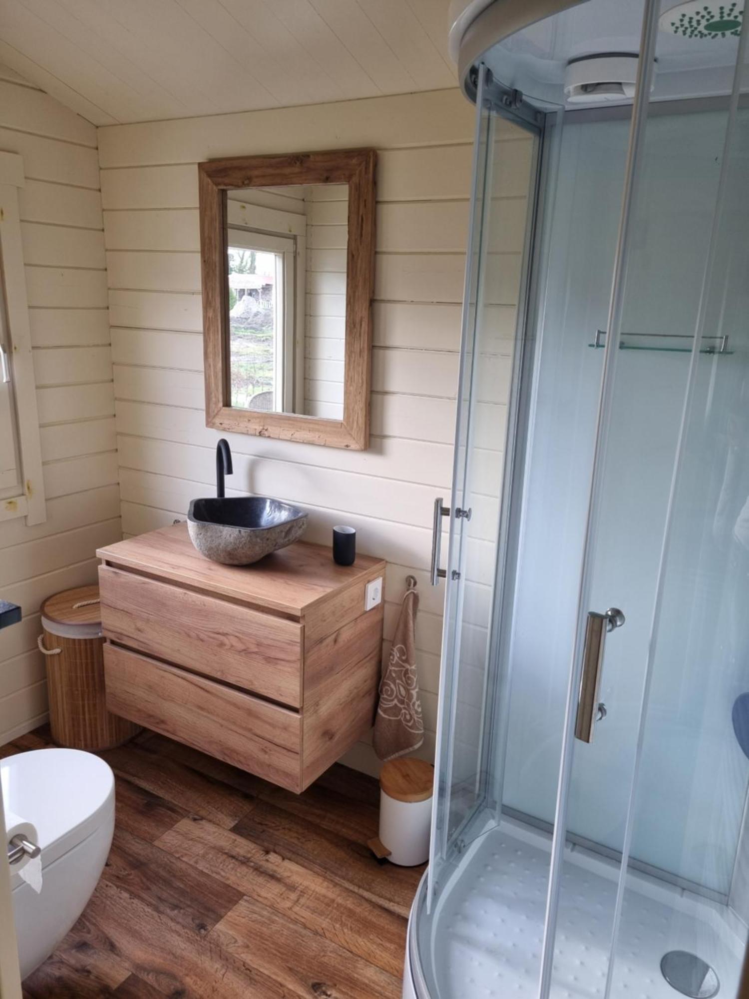 Nieuw - Luxe Blokhut Chalet In Bosrijke Omgeving Anloo Extérieur photo