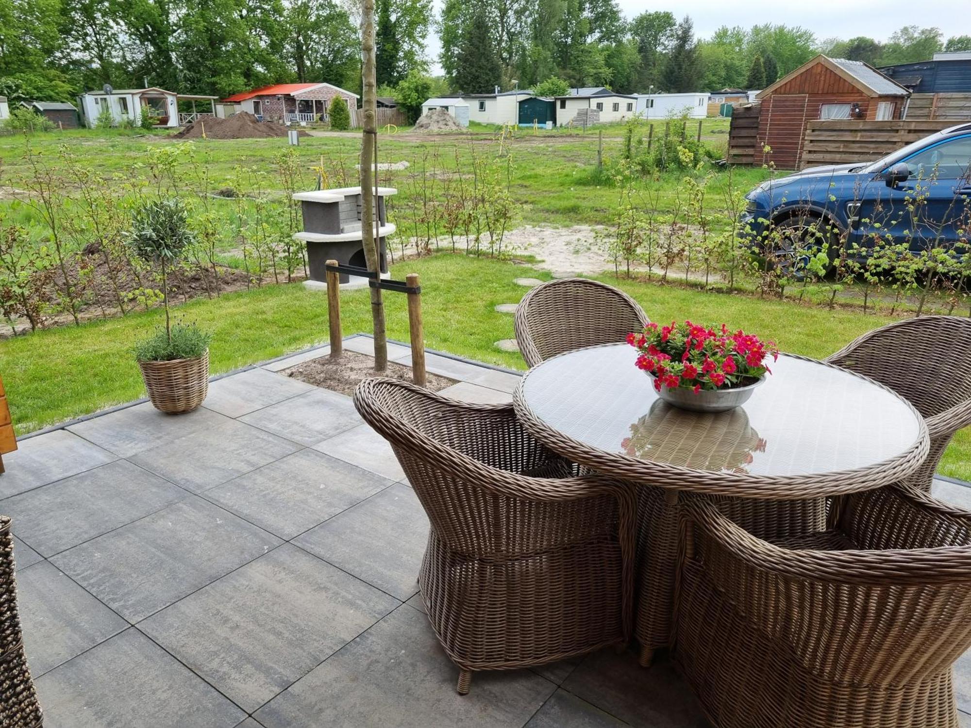 Nieuw - Luxe Blokhut Chalet In Bosrijke Omgeving Anloo Extérieur photo